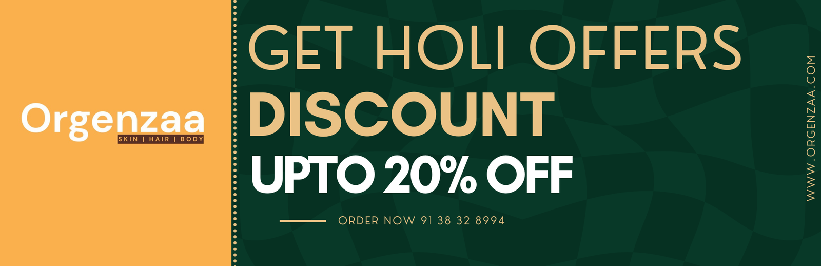 green yellow simple discount voucher ticket